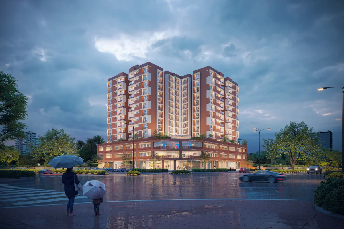Amora exterior, Adani Shantigram, Ahmedabad