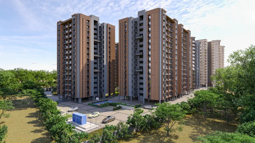 Elysium Novus, 2 & 3 BHK, Adani Shantigram, Ahmedabad