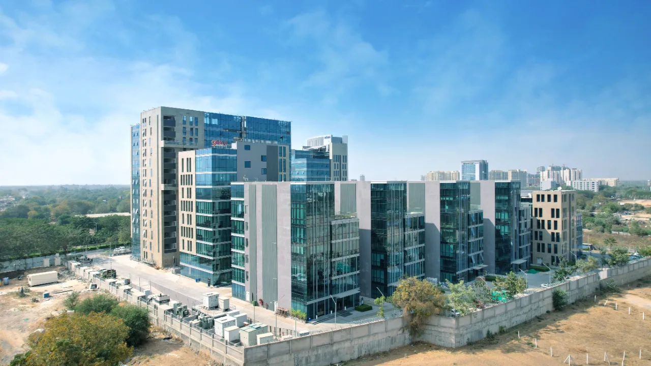 Inspire Business Park exterior, Adani Shantigram, Ahmedabad