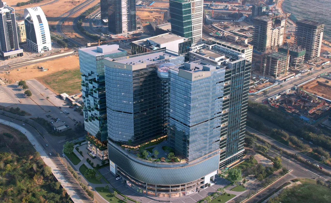 Regalia II exterior, GIFT City, Gandhinagar