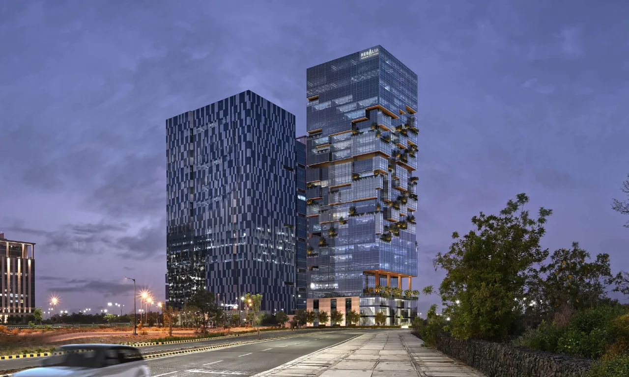 Regalia exterior, GIFT City, Gandhinagar